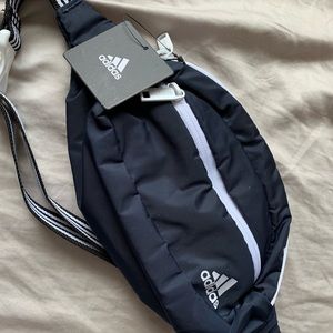 navy blue adidas fanny pack